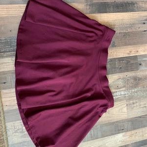 Maroon skater skirt